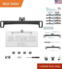 Durable Stainless Steel Backup Camera Mount for Universal License Plates