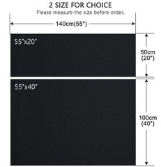 Speaker Grill Cloth Stereo Mesh Fabric for Repair, 55″ x 40″, Black
