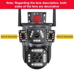 2PCS Camara De Seguridad 4K Wifi Inalambricas Para Exterior Con Vision Nocturna