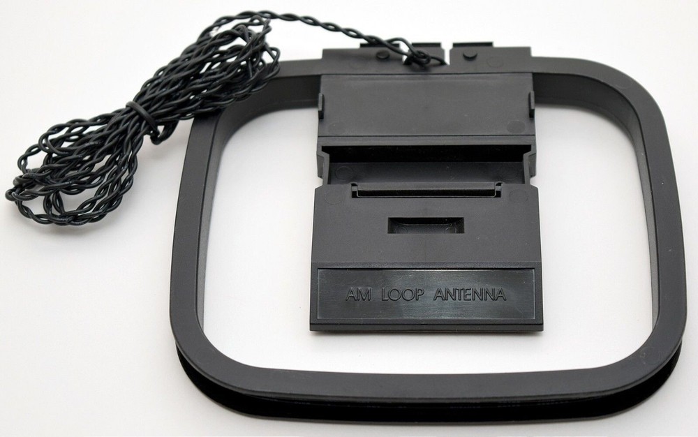 NEW AM/FM Loop Antenna Bare 2-Wire Connectors Home Theater HiFi Audio Receiver