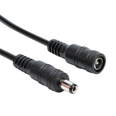 DC Power Extension Cable 5.5 x 2.1mm Male Female 39 In / 1M for CCTV Camera DVR