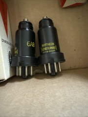 Lot Of 2: 6A8 NOS/NIB Raytheon Pentagrid Convertor Tube T27