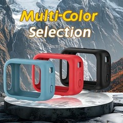 Silicone Protective Case for JBL GO 5, Waterproof Shockproof Anti-Drop Black