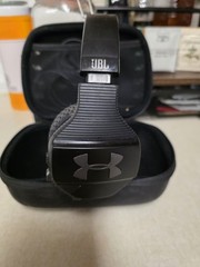 JBL Under Armour Black Wired On-Ear Headphones Adjustable Headband w/Case