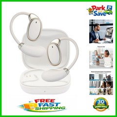 Sleek Language Translator Earbuds with 30 Hours Battery for Travel & Learning