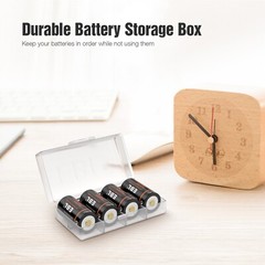 4x EBL RCR123 CR123A CR123 Batteries 3V Lithium Li-ion USB Rechargeable w/Cable