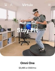 VIRTUIX OMNI ONE virtual reality treadmill gaming system. Barely used.