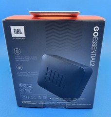 JBL HARMAN GO ESSENTIAL 2 PORTABLE BLUETOOTH GRAB & GO WATERPROOF SPEAKER Black