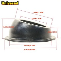 Universal 2Pcs 6.5″ Angled Speaker Enclosures Boxe Mount House Pod Painted Black
