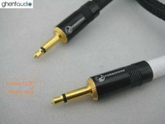 D12 (0.5m 1.5ft)— 3.5mm TS Mono (Male to Male) OFC HIFI Audio Cable ghentaudio