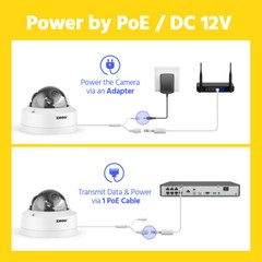 ANNKE 3K 5MP Audio POE Security IP Camera Outdoor Color Night Vision IP67 AC500