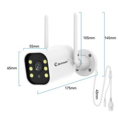 5MP Wireless Security Camera Outdoor IP Network Night Vision for J-series IP66
