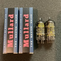 Rare NOS Yellow Mullard 12AX7 ECC83 Tubes MATCHED I61 12AX7A B339 7025 L@@K!