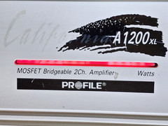 OLD SCHOOL PROFILE CALIFORNIA SERIES A1200XL 600 WATT AMP WORKS GREAT