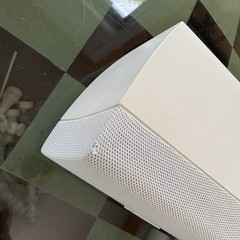 5 Bose Double Cube Speakers 1 Center and 4 Surround White Very Good Condition
