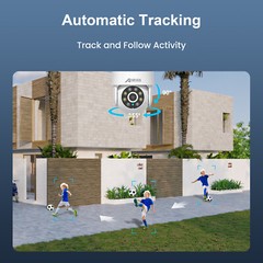 ANRAN Wireless Security Camera System with 10”Monitor 5MP WiFi Cameras 2TB HDD