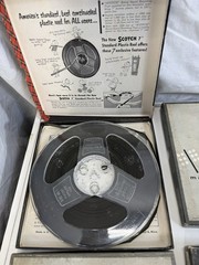 Vintage Scotch Knight Reel to Reel Tape Lot 7″ Plastic Reels 1950s Audio 6pc