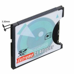Standard SD SDHC SDXC To CF Compact Flash Memory Card Adapter Reader for Laptop