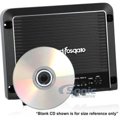 Rockford Fosgate R500X1D 500W Monoblock Amplifier w/ 4 Gauge Amp Kit Bundle