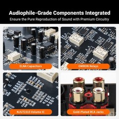 Fosi Audio ZP3 Balanced Preamp 3in 3out Pre Amp Audio for 2.1 Setup -Refurbished