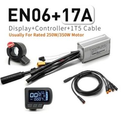 E-bike 24V/36V/48V 17A-30A Sine Wave Controller with Colorful LCD Display Kits