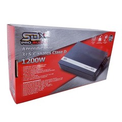 SDX Audio 3 / 5-Channel 1200W Class-D Digital MOSFET Car Amplifier