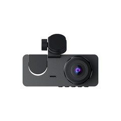4K Dash Cam Front Rear and Inside Dash 3-Camera Free 32GB TF Card G-Sensor