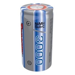 Tenergy Propel Sub C High Capacity 3000mAh NiMH Rechargeable Battery Flat Top