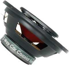 4X Audiobank 6.5″ 800 Watts Max Power 4-Way Red Car Audio Stereo Coaxial Speaker