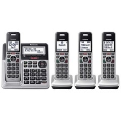 Panasonic KX-TG994SK DECT 6.0 Bluetooth 4-Handset Cordless Phone System (No Box)