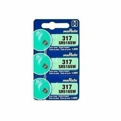 6 Sony SR516SW 317 1.55V Silver Oxide 0%Hg Watch Batteries