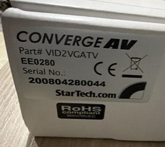 STARTECH.COM VIDEO TO VGA/HDTV SCALER/VIDEO CONVERTER VID2VGATV
