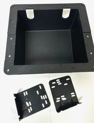 Universal Double Din Housing Radio Installation Dash Kit Marine Grade Golf Cart