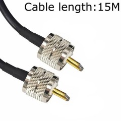 50ft RG58 UHF PL259 Coaxial Coax Cable male to male for CB Radio Antennas 50-Ohm