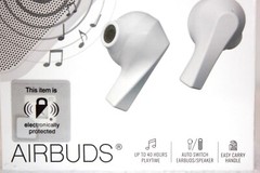AIR DUO 2 In 1 Speaker + Earbuds, Bluetooth, White, Up To 40 Hours Playtime NEW