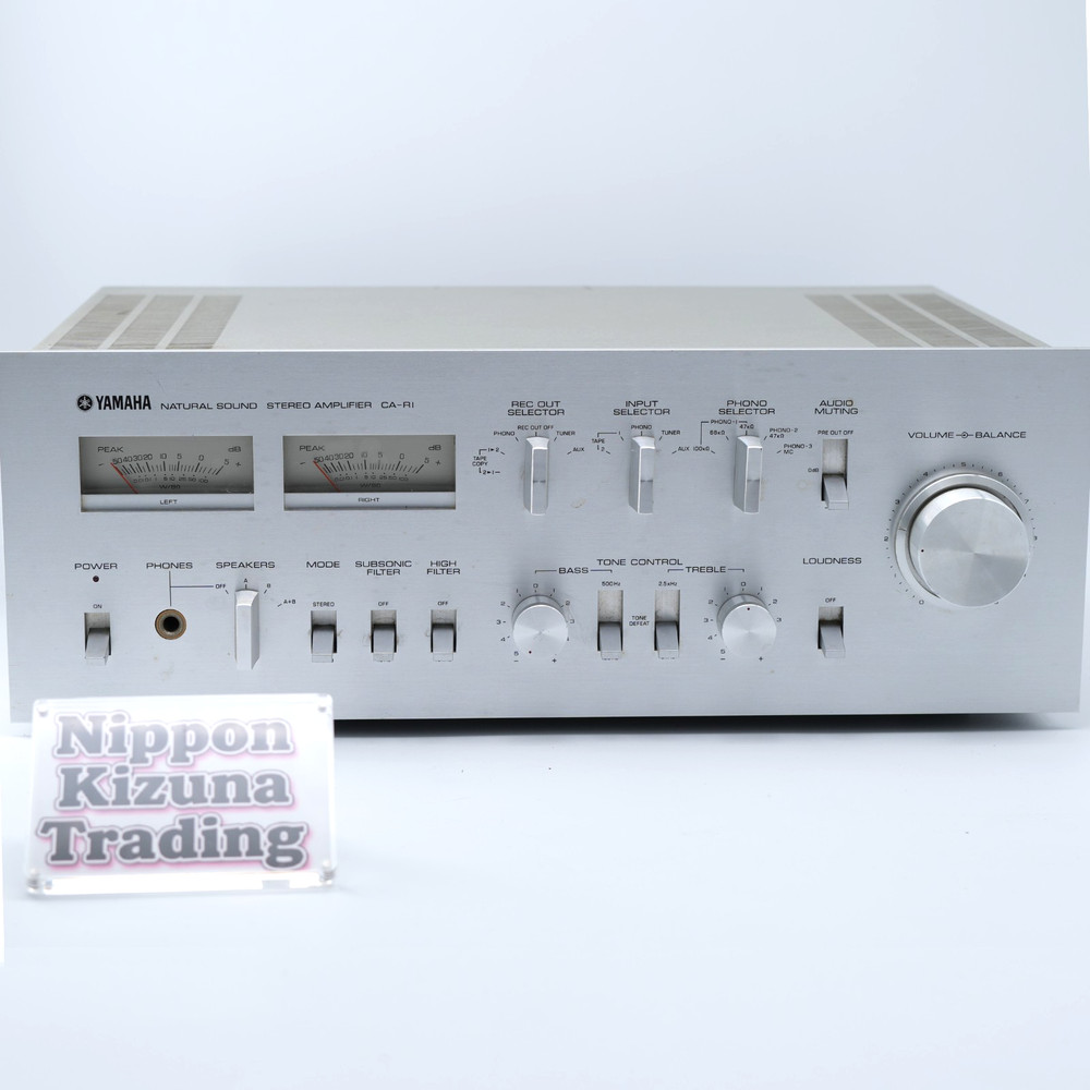 Yamaha CA-R1 Integrated Amplifier Vintage Hi-Fi Class A Tested Working Japan