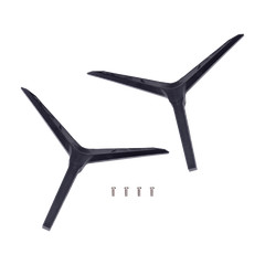 Black TV Base Stand Legs Feets w/ Screw For VIZIO TV V405-H19 D40F-G9 40″ Class