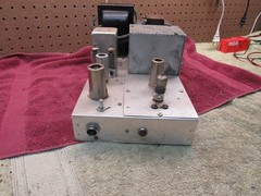 Vintage Home Brew HomeMade HAM Radio Tube Type Transmitter