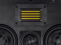 Monoprice Amber 3-Way Carbon Fiber In-Wall Speaker Center Channel – Dual 5.25in
