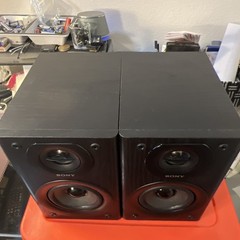 Sony SS-SBT100 Bookshelf Passive Speakers Pair Excellent Tested Free Shipping