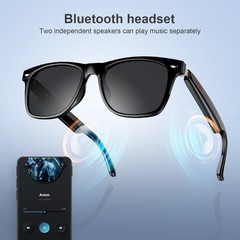 Smart Glasses Wireless Bluetooth Music Stereo Headset Audio Speaker Handsfree