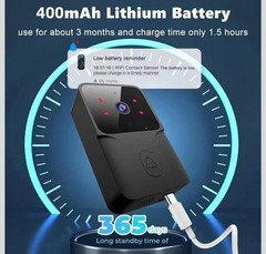 Wireless Doorbell with Camera 150M Connexion,Smart Camera Doorbell with Indoor