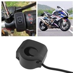 Handlebar Switch 22mm 7/8 Inch Headlight Control Push Button Switch Waterproof 1