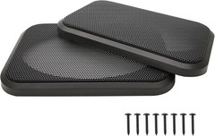 Speaker Grill Cover for 4×6 Car Speakers ABS Plastic Metal Mesh 2 Pack