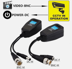Passive Video Balun RJ45 Transceiver Support 2MP 1080P up to 4K 8MP 4 Packs