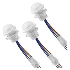 3 Packs Motion Sensor Light , PIR Sensor Detection ,Ceiling or Wall Mount 3980