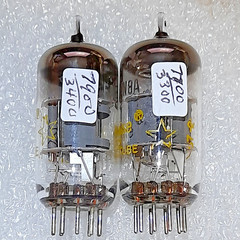 Matched Pair 6AN8A Westinghouse NOS Tubes, Triplett 3444 Tested – will combine