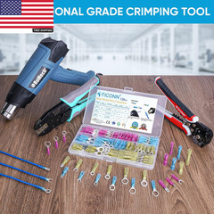 120Pcs Heat Shrink Wire Connectors, Waterproof Automotive Marine Electrical Term