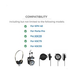 Lightweight Stainless Steel Headband For Koss KPH40 Porta Pro PP KSC35 KSC75