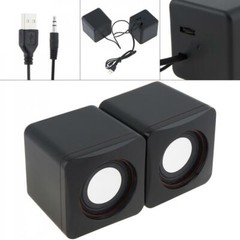 USB 2.0 Speakers 3.5mm Stereo Jack for PC Laptop Smartphone Computer Speaker